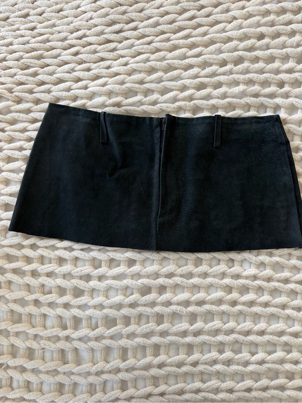 Vintage leather Black Studded hustler Mini Skirt - Womens - Picture 4 of 8